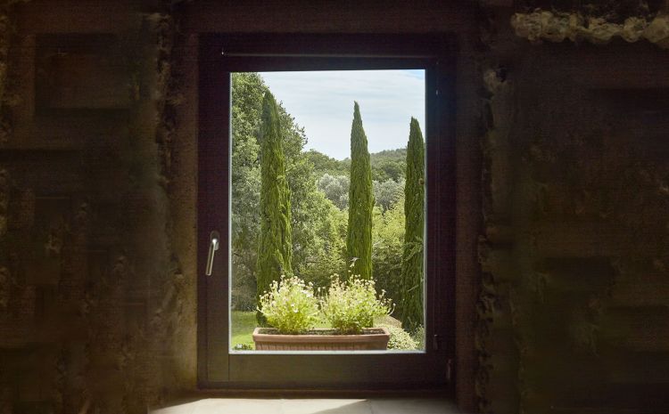 Rooms inside the farmhouse